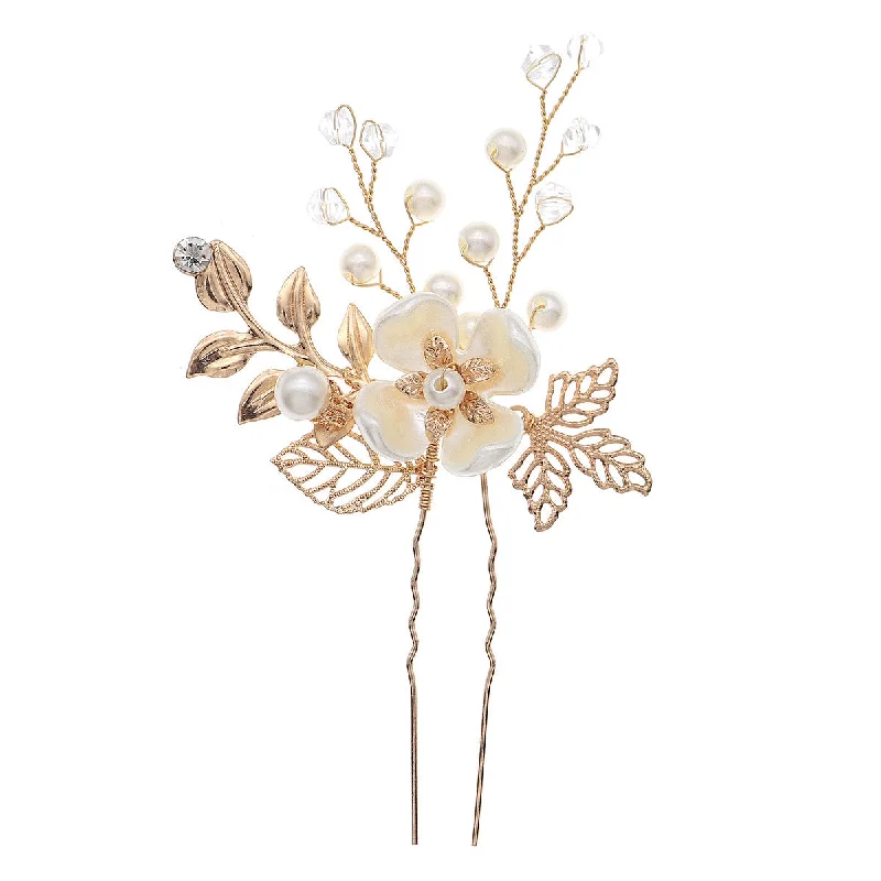 Super Deal romantic dressromantic dressAccessories Hair accessories Handmade hairpin Dinner Party Hairpin Gold leaf Pearl flower pin set of 3 762013156634 Super Deal romantic dressromantic dressAccessories Hair accessories Handmade hairpin Dinner Party Hairpin Gold leaf Pearl flower pin set of 3 762013156634