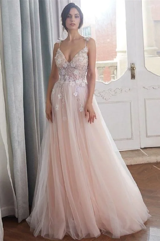 pleated dressInformal Summer Sheer Light Pink Wedding Dress