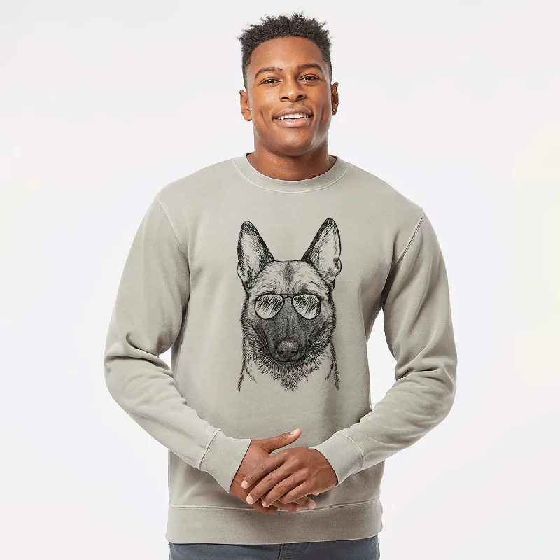 Markdowns luxe gym hoodieAviator Gunther the Belgian Malinois - Unisex Pigment Dyed Crew Sweatshirt Markdowns luxe gym hoodieAviator Gunther the Belgian Malinois - Unisex Pigment Dyed Crew Sweatshirt