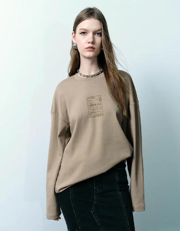 Price Drop Printed Loose T-Shirt