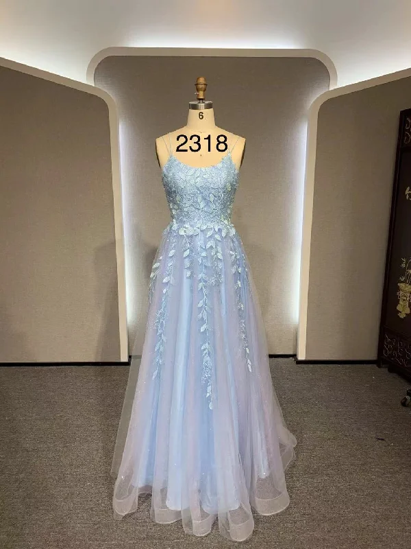Discount Deals A-line dressA-line dressWholesale Blue Lace Dresses-2318