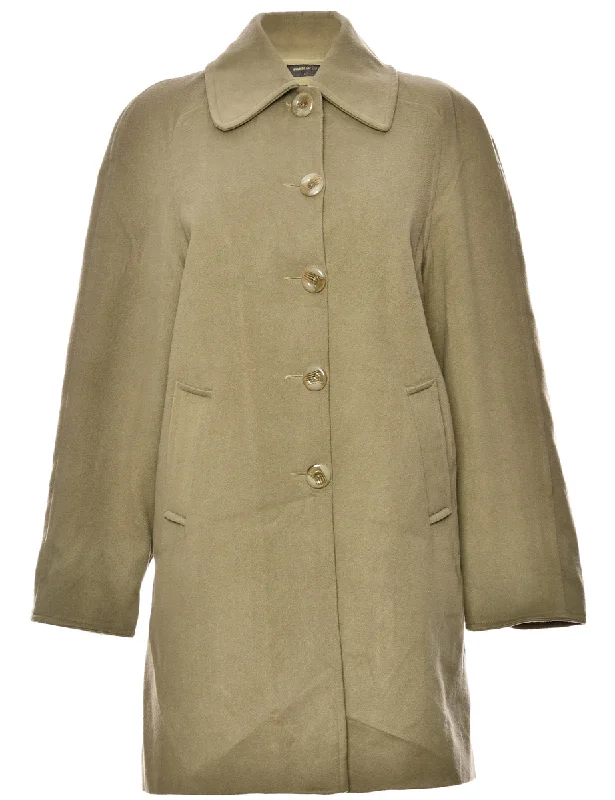 Special Price cozy winter coatOlive Green Wool Coat - L