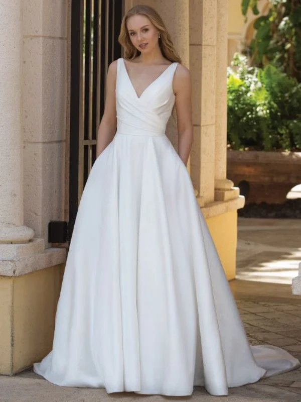 Huge Discounts elegant maxi dresselegant maxi dressV Neck Open Back White Satin Long Prom Dresses, V Neck White Formal Dresses, White Evening Dresses SP2573