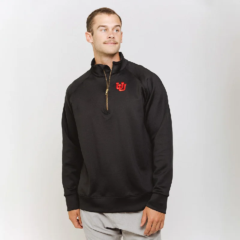 Instant Discount Utah Men's Oxford Zip-Up, Black