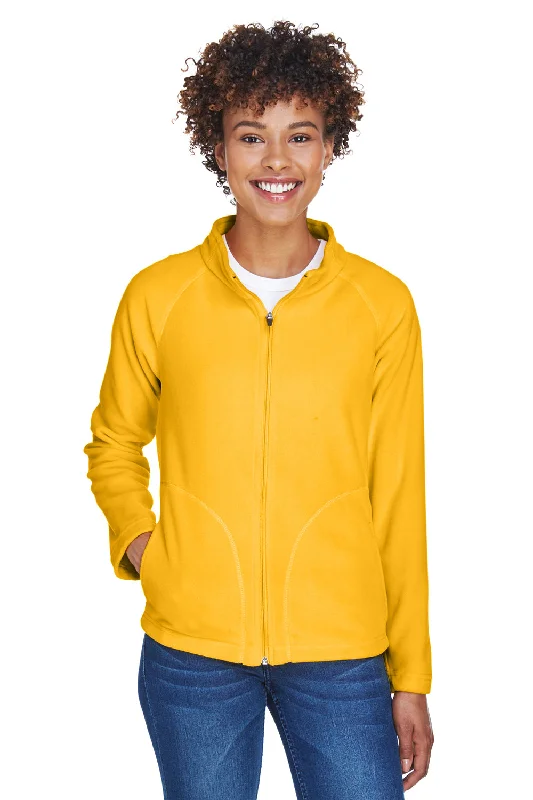 Discount Mania sleek trench coatTeam 365 Womens Campus Pill Resistant Microfleece Full Zip Jacket - Athletic Gold - Closeout
