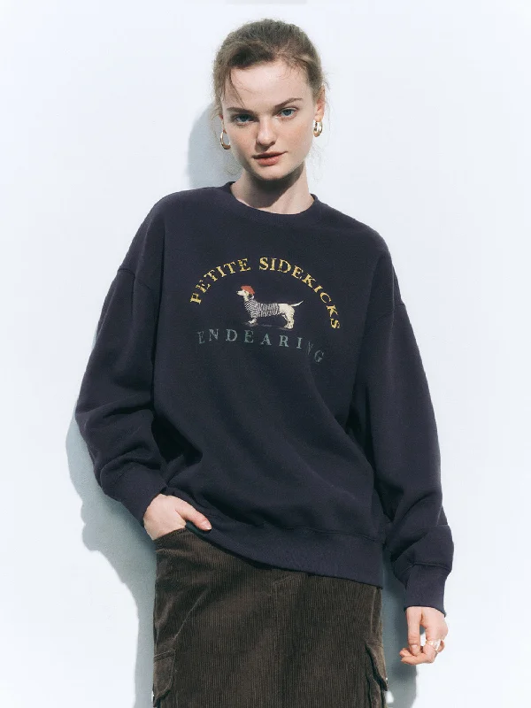 Loyalty Reward Crew Neck Loose Sweatshirts