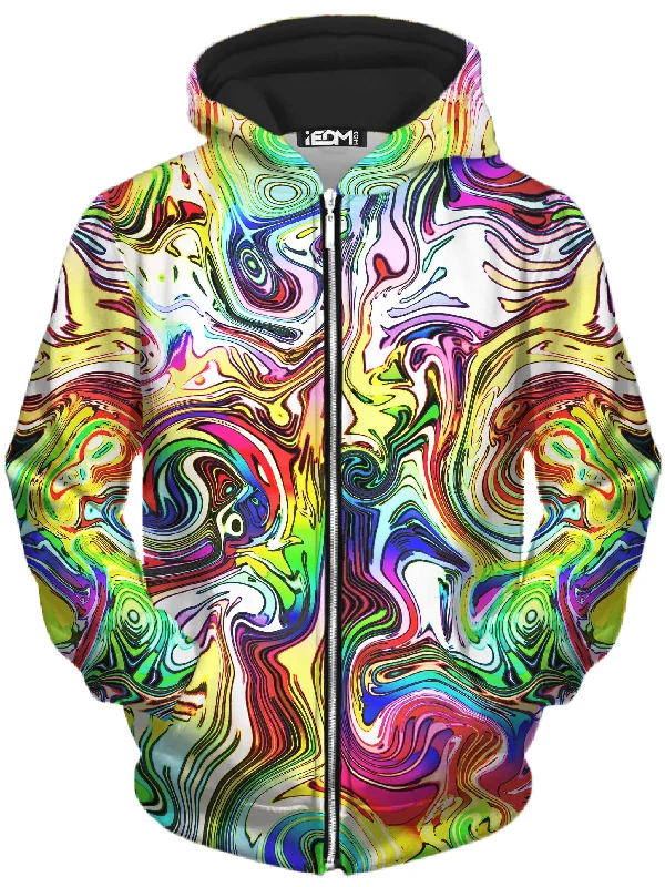 Discount Days zip-up hooded sweatshirtSwirly Gig Unisex Zip-Up Hoodie