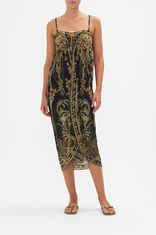 Midnight Madness RING TRIM LONG SARONG THE NIGHT IS NOIR