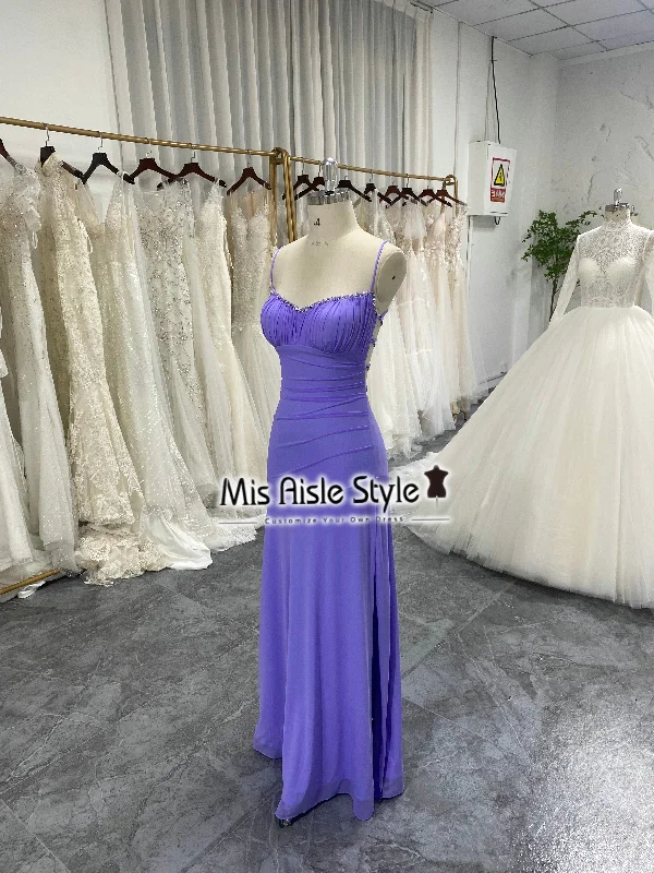 trendy dressVintage Fitted Sweetheart Lavender Prom Dress