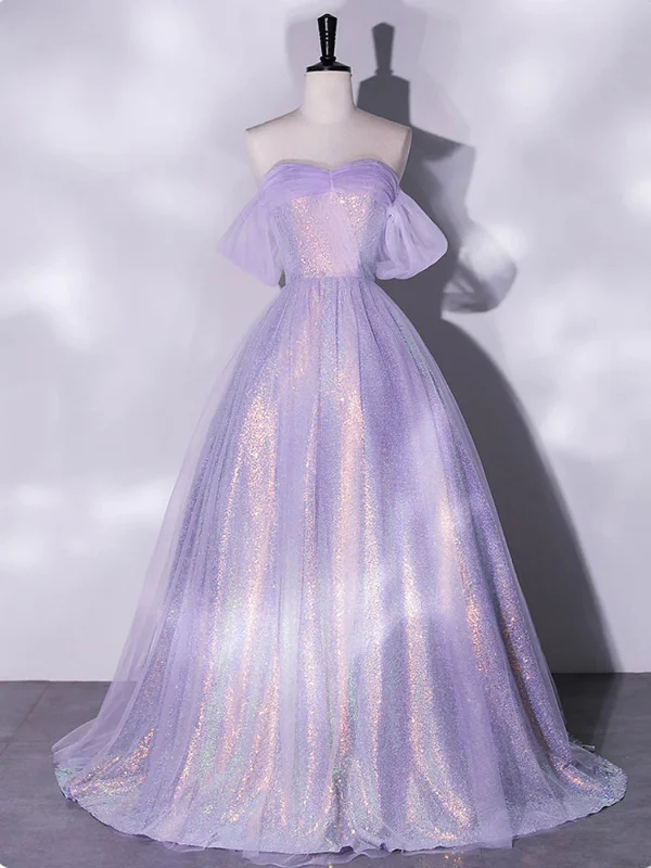 Quick Sale comfy maxi dresscomfy maxi dressShiny Off Shoulder Purple Long Prom Dresses, Off the Shoulder Formal Dresses, Purple Evening Dresses SP2569