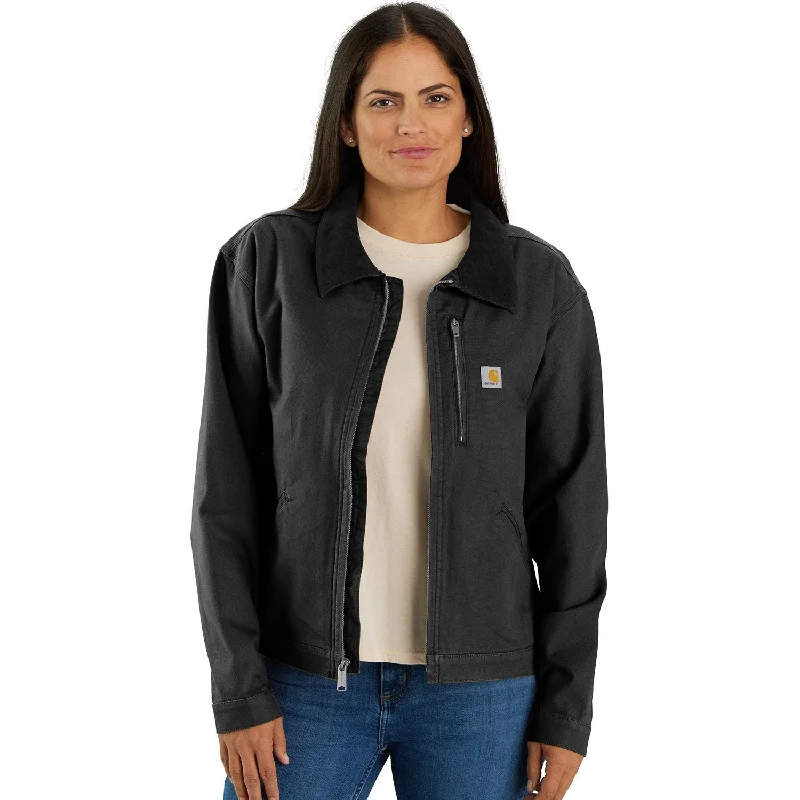 Best Bargains comfortable outerwearCarhartt Women's Re-Engineered Rugged Flex® Loose Fit Canvas Detroit Jacket