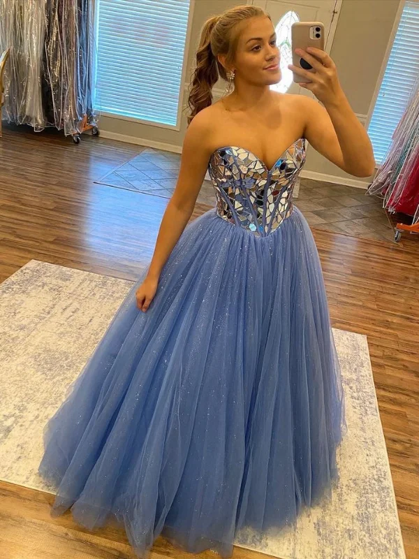 Limited Availability classic fit-and-flare dressclassic fit-and-flare dressShiny Sequins Strapless Blue Tulle Long Prom Dresses, Strapless Blue Formal Dresses, Blue Evening Dresses SP2927 Limited Availability classic fit-and-flare dressclassic fit-and-flare dressShiny Sequins Strapless Blue Tulle Long Prom Dresses, Strapless Blue Formal Dresses, Blue Evening Dresses SP2927