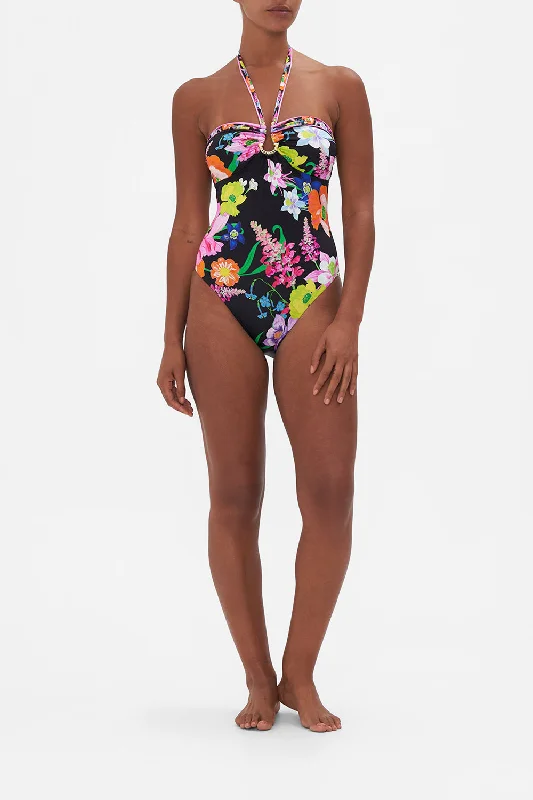 Seasonal Sale BANDEAU ONE PIECE WITH RING TRIM AWAY WITH THE FAIRIES