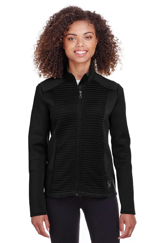 sleek trench coatSpyder Womens Venom Full Zip Jacket - Black