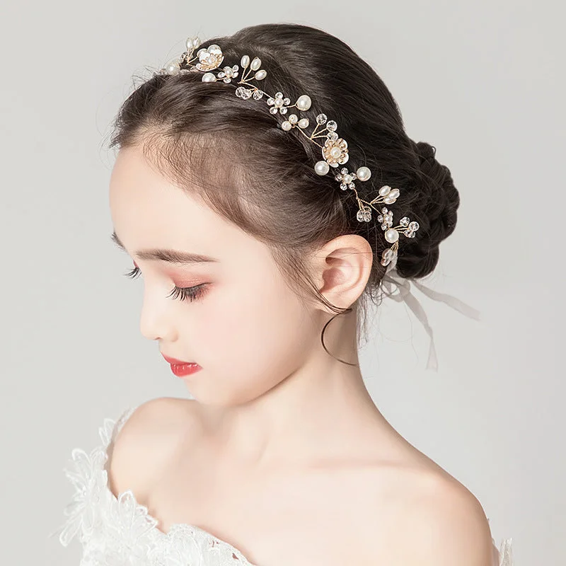 Mega Deal puff sleeve dresspuff sleeve dressWedding Hair Accessories for Kids, Flower Girl Hair Accessory, Princess Headpiece Flower Girl Headpiece  Accessories for Birthday Party 636989440780