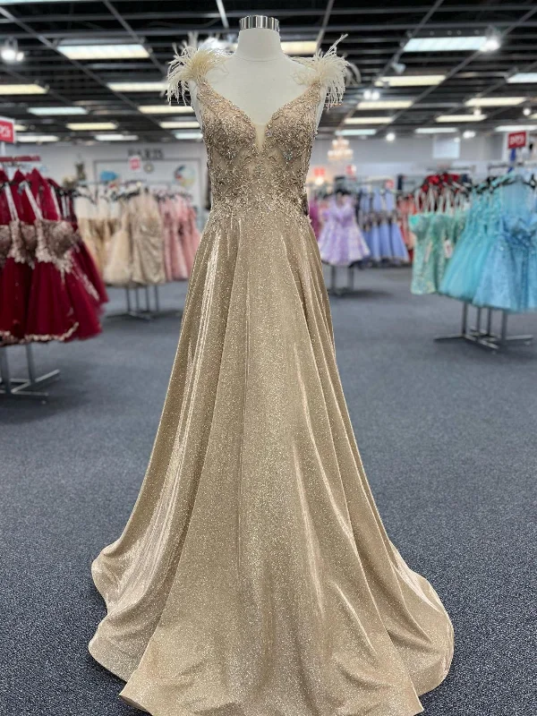 Great Deals flowy maxi dressflowy maxi dressShiny A Line V Neck Champagne Lace Long Prom Dresses with Feather, Champagne Lace Formal Graduation Evening Dresses SP2975 Great Deals flowy maxi dressflowy maxi dressShiny A Line V Neck Champagne Lace Long Prom Dresses with Feather, Champagne Lace Formal Graduation Evening Dresses SP2975