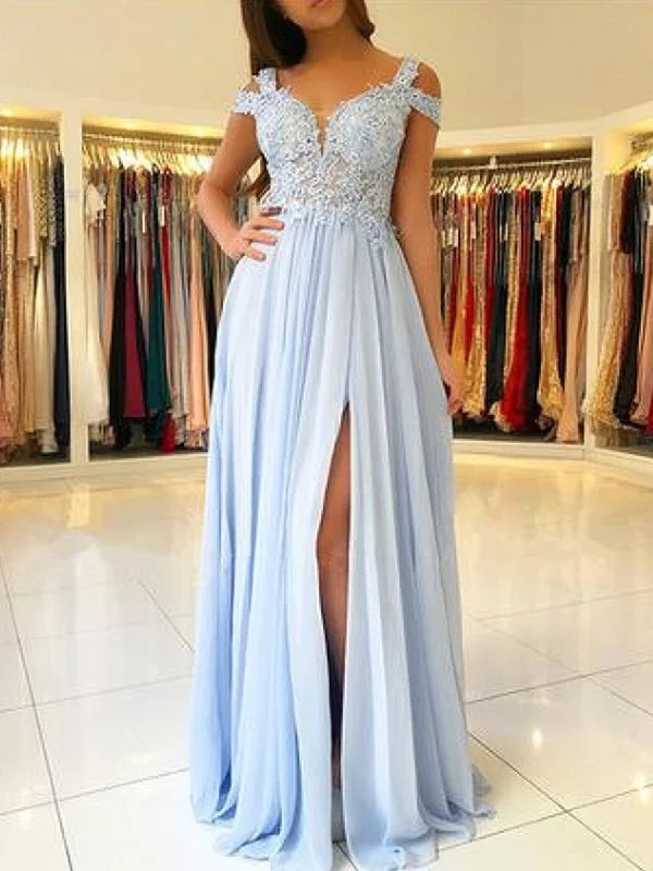 Low Prices ashionable dressashionable dressLight Blue Off Shoulder Lace Tulle Long Prom Dresses with Leg Slit, Light Blue Lace Graduation Formal Evening Dresses Low Prices ashionable dressashionable dressLight Blue Off Shoulder Lace Tulle Long Prom Dresses with Leg Slit, Light Blue Lace Graduation Formal Evening Dresses