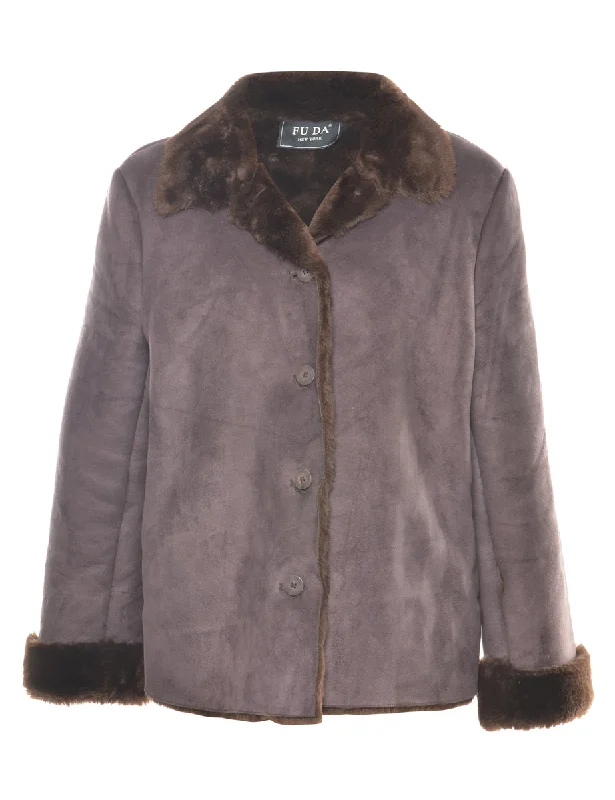 Deal Dash long-sleeve coatBrown Jacket - L