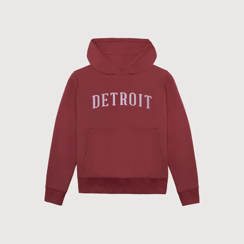 Big Discounts chic pullover hoodieWomen's Classic Detroit Hoodie - Brick