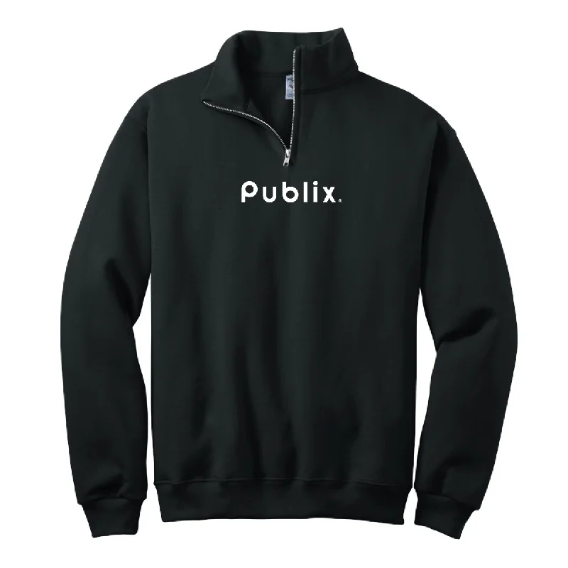 New Markdowns versatile coatCadet Collar Fleece Sweatshirt - Black
