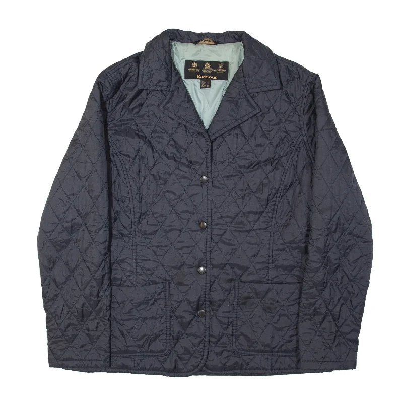 Price Break insulated jacketBARBOUR Riva Quilt Quilted Jacket Blue Womens UK 12
