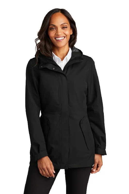Lowest Price sporty jacketPort Authority Womens Collective Waterproof Full Zip Hooded Jacket - Deep Black