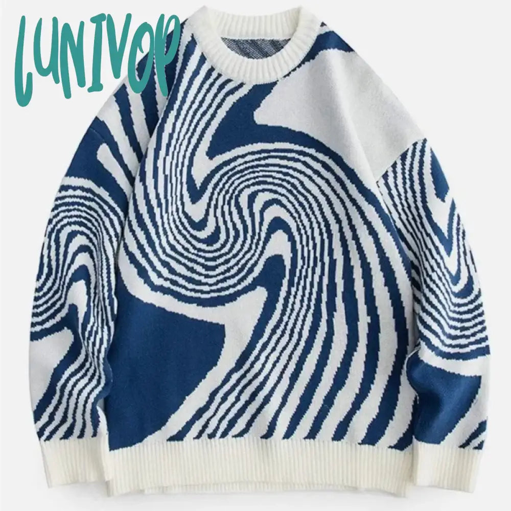 Low Prices Lunivop Women Harajuku Vintage Fairy  Knitted Sweater Unisex Korean Fashion Pullovers Man Japanese Streetwear Designer Sweaters