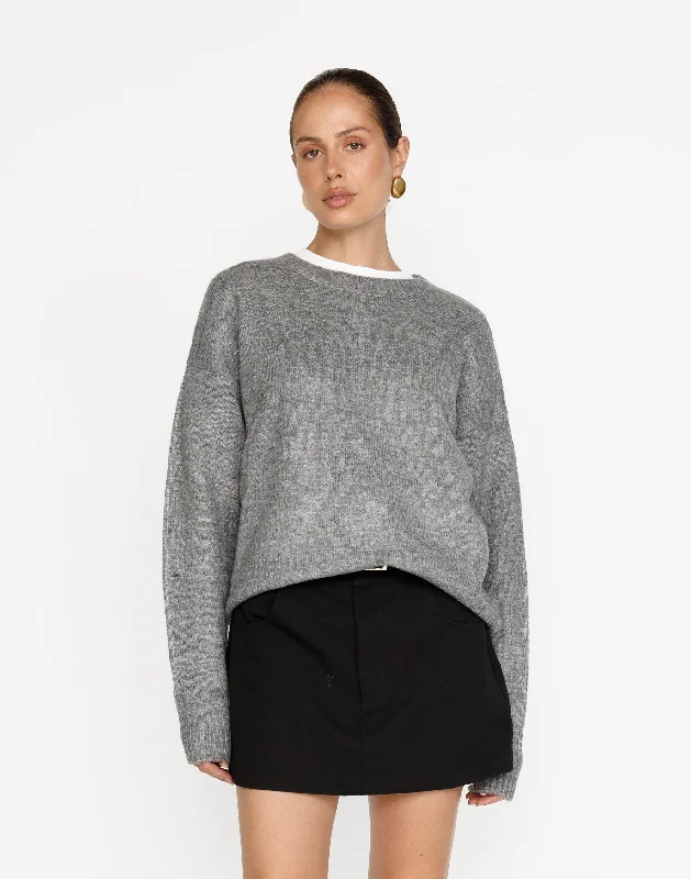 Must-Have Deals Alva Knit Jumper (Grey Marle)
