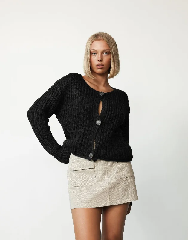 Reduced Prices Zoe Cardigan (Black)