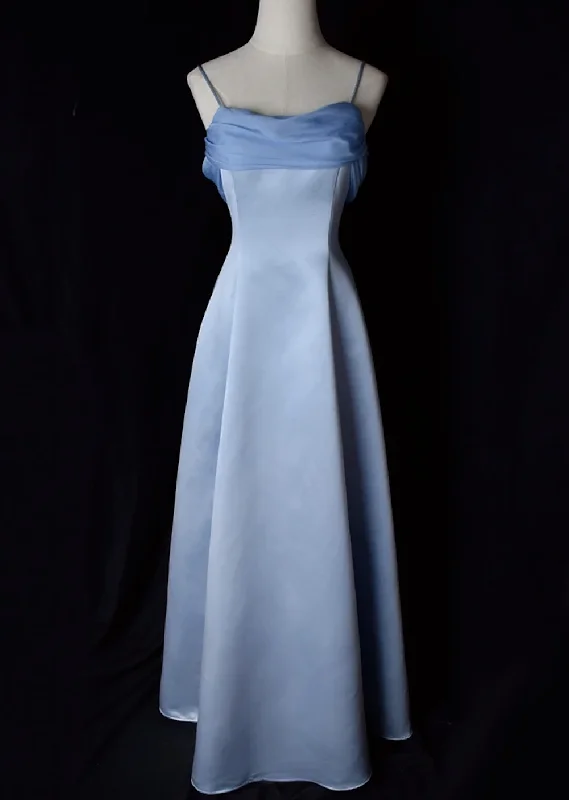 oversized dressLight Blue Vintage Prom Dress