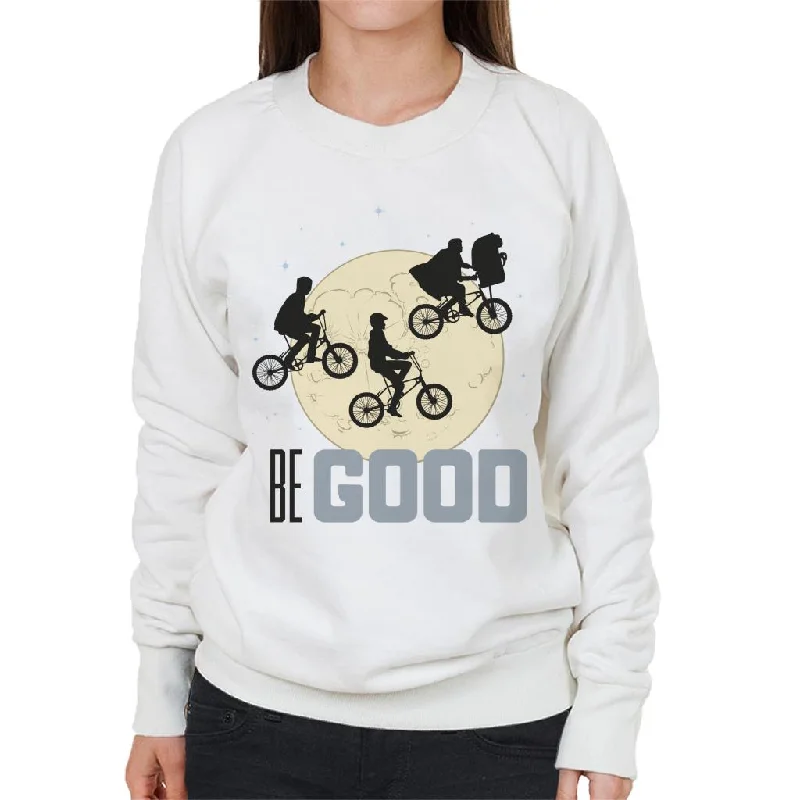 Instant Discount loose fit sports sweatshirtE.T. Classic Shot Be Good Women's Sweatshirt Instant Discount loose fit sports sweatshirtE.T. Classic Shot Be Good Women's Sweatshirt