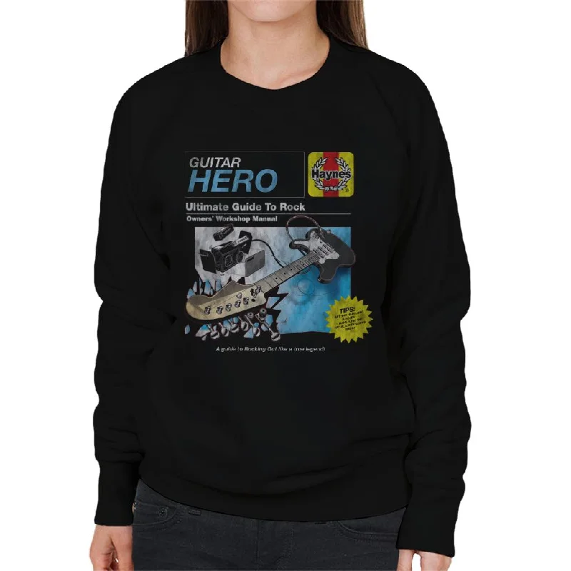 Midnight Sale comfy workout sweatshirtHaynes Guitar Owners Workshop Manual Women's Sweatshirt Midnight Sale comfy workout sweatshirtHaynes Guitar Owners Workshop Manual Women's Sweatshirt
