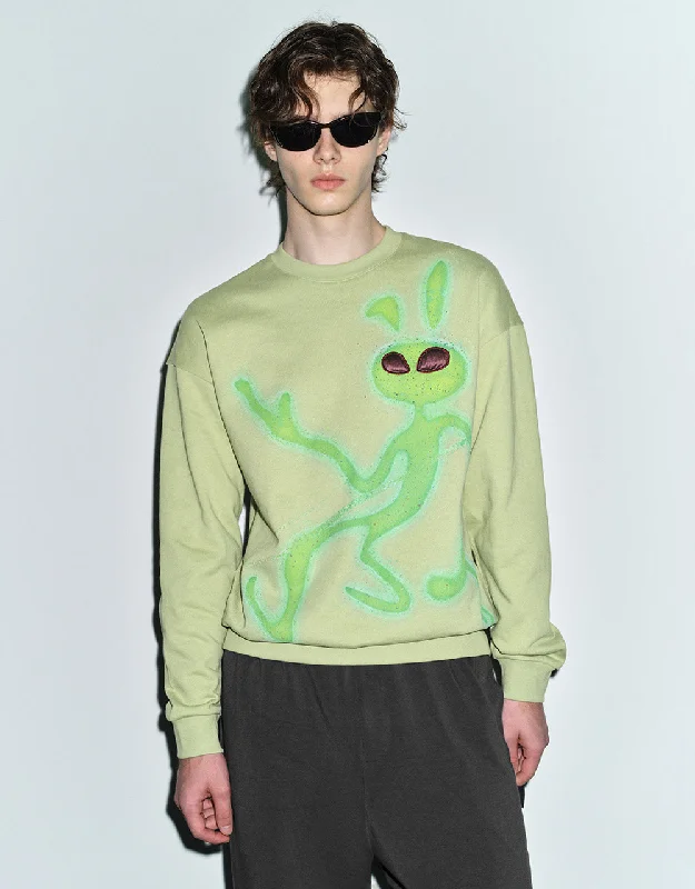 Deal of the Week Printed Crew Neck Sweatshirt
