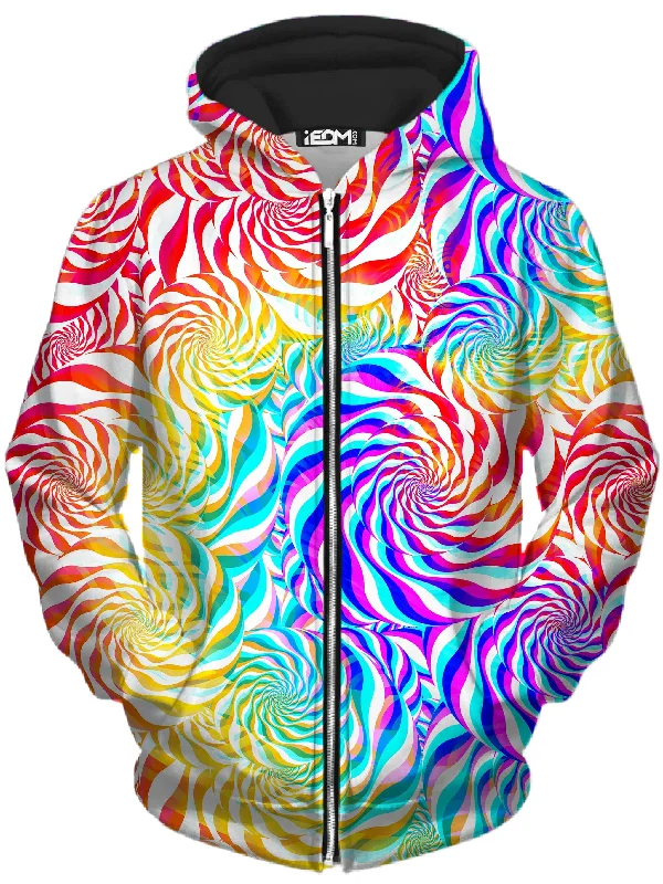 minimalist hoodiePLUR Rainbow Unisex Zip-Up Hoodie