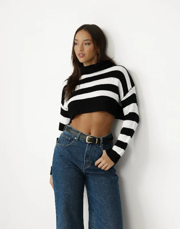 Year-End Sale Laurent Jumper (Black/White)