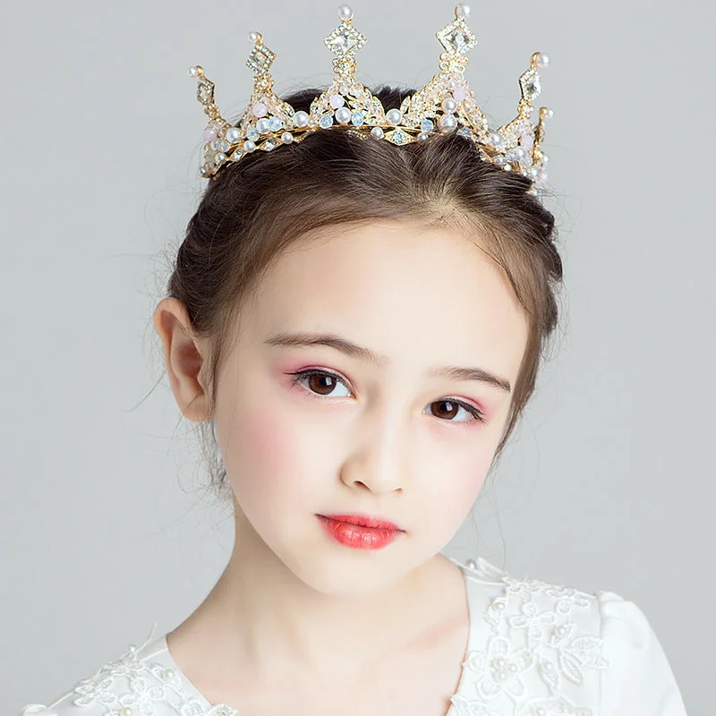 Bargain Blast lace-up dresslace-up dressWedding Hair Accessories for Kids, Flower Girl Hair Accessory, Princess Headpiece Flower Girl Headpiece  Accessories for Birthday Party 638998917597
