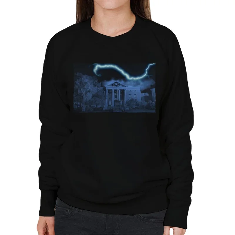 stylish athletic hoodieBack to the Future Hill Valley Electric Lightning Strike Women's Sweatshirt