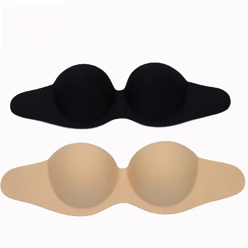Huge Discounts structured dressstructured dressFashion style silicone bra Young women's evening gown lingerie strapless invisible push-up bra 569429955936