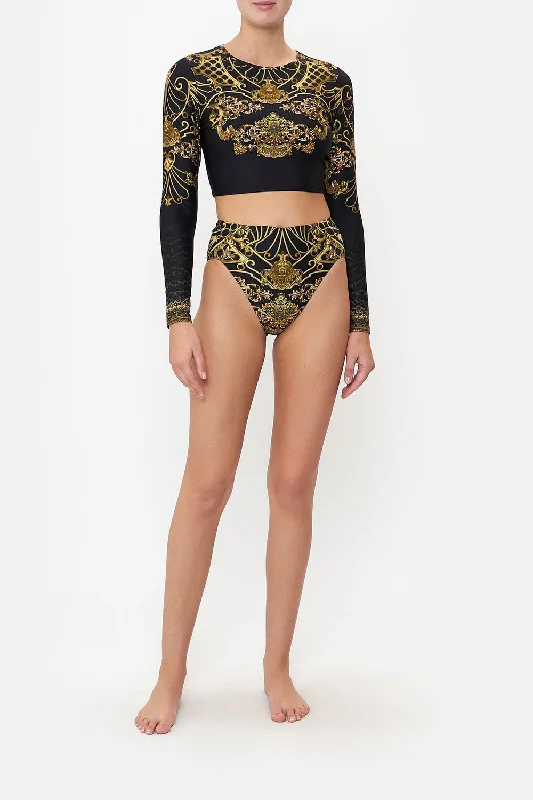 Deal Alert CROPPED RASH VEST SHADOWS OF ARMADA