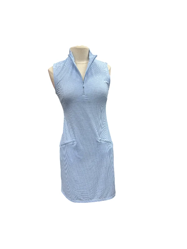 Great Deals layered dresslayered dressIBKUL Sleeveless Blue Gingham Check Dress- Small Great Deals layered dresslayered dressIBKUL Sleeveless Blue Gingham Check Dress- Small