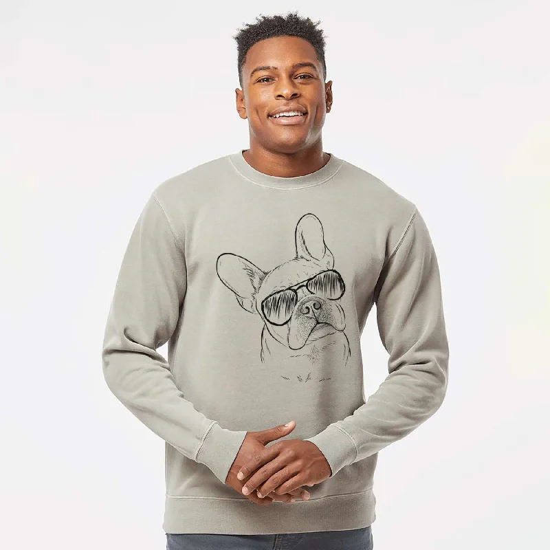Time-Limited Offer luxury fitness sweatshirtAviator Loki the French Bulldog - Unisex Pigment Dyed Crew Sweatshirt Time-Limited Offer luxury fitness sweatshirtAviator Loki the French Bulldog - Unisex Pigment Dyed Crew Sweatshirt