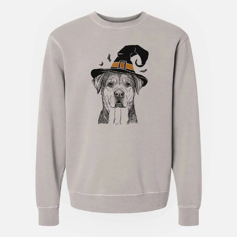Customer Appreciation Sale classic gym sweatshirtWitch Gus the Rottweiler Mix - Unisex Pigment Dyed Crew Sweatshirt Customer Appreciation Sale classic gym sweatshirtWitch Gus the Rottweiler Mix - Unisex Pigment Dyed Crew Sweatshirt