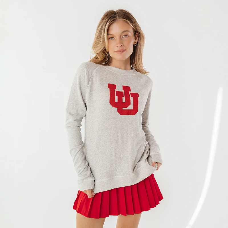 Weekend Deal Utah Campus Crew, Heather Grey UU