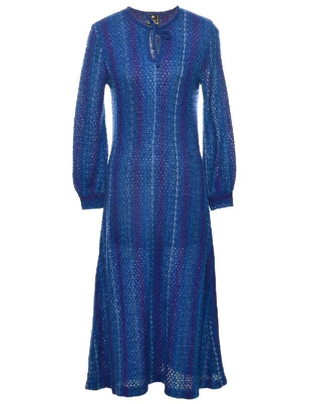 Midnight Madness high-quality coatBlue Dress - S