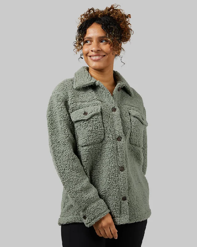New Deals outdoor coatWOMEN'S COZY SHERPA SHIRT JACKET