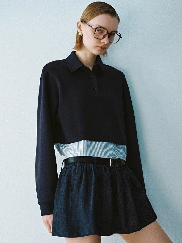 Price Drop 2 In 1 Loose Sweatshirt