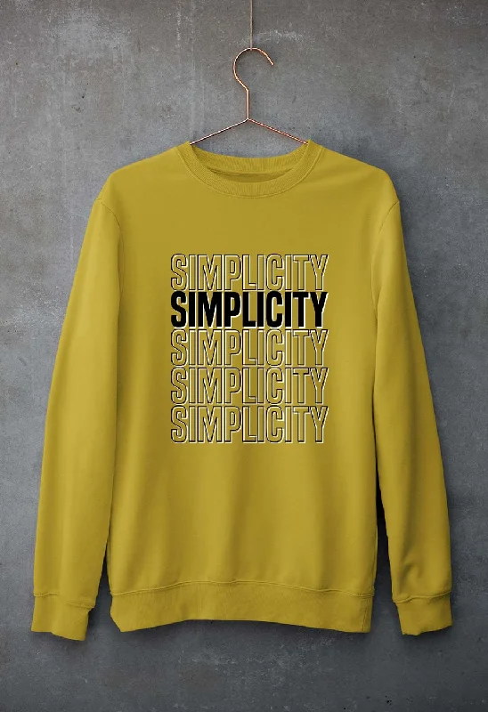Warehouse Sale warm workout hoodieSimplicity Unisex Sweatshirt for Men/Women