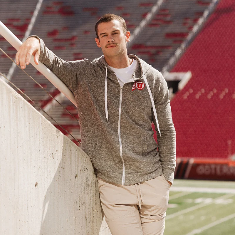 Sale Event Utah Men's Campus Zip-Up, Grey