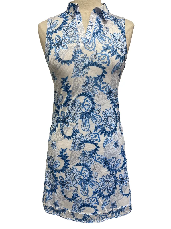 Don't Miss bohemian dressbohemian dressGottex Hippie Paisley V Neck Sleeveless Dress