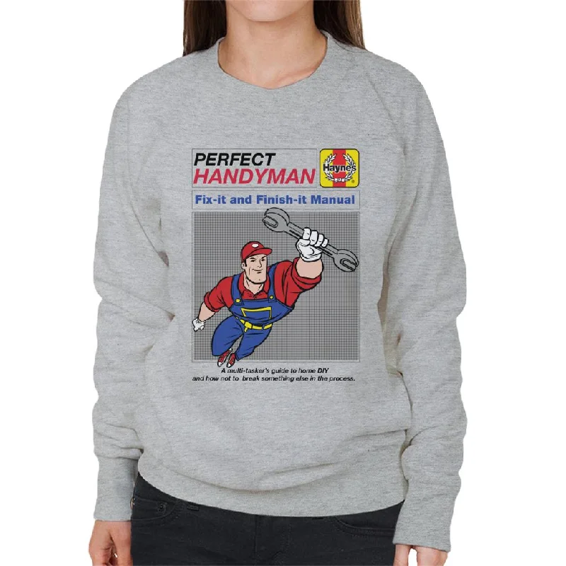 Buy More, Save More high-quality athletic sweatshirtHaynes Handyman Fix It And Finish It Manual Women's Sweatshirt Buy More, Save More high-quality athletic sweatshirtHaynes Handyman Fix It And Finish It Manual Women's Sweatshirt
